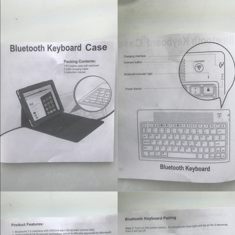 Ipad 2 Bluetooth Keyboard Case - image 5